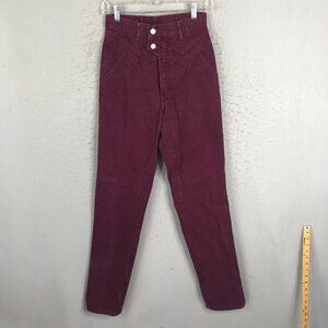 Vintage Jewells Classic Bottoms Jeans Juniors 7 Purple  Faded Bareback Crossover